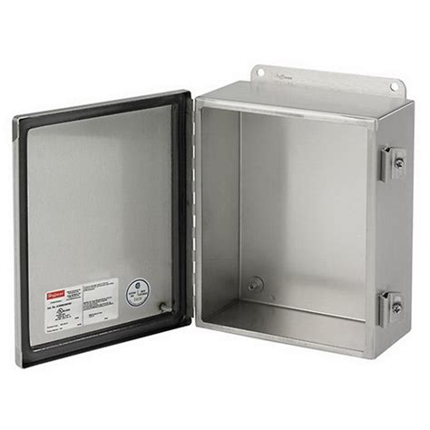 hoffman outdoor junction box|12x12x6 stainless steel junction box.